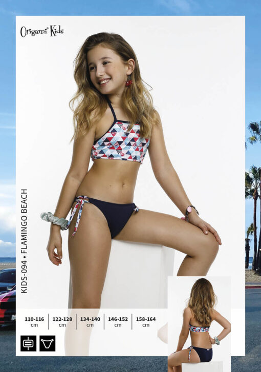 Origami Bikini - Flamingo Beach Kids