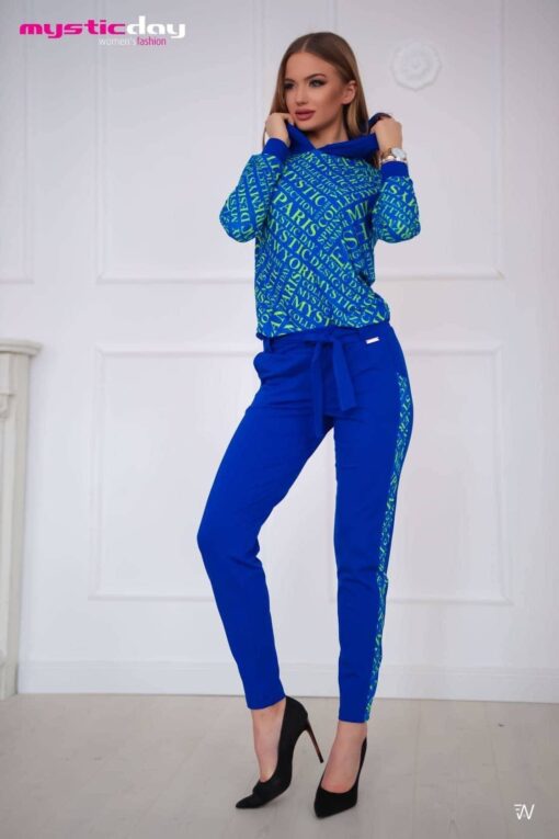Mystic Day kék mintás Trendy Jogging