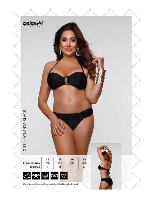 Origami Atlanta Black Bikini (C-174)