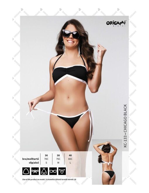 Origami Chicago Black Bikini (KC-133)