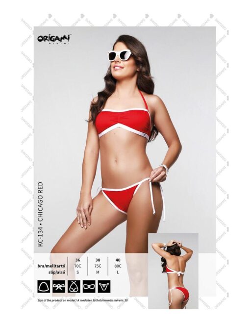 Origami Chicago Red Bikini (KC-134)