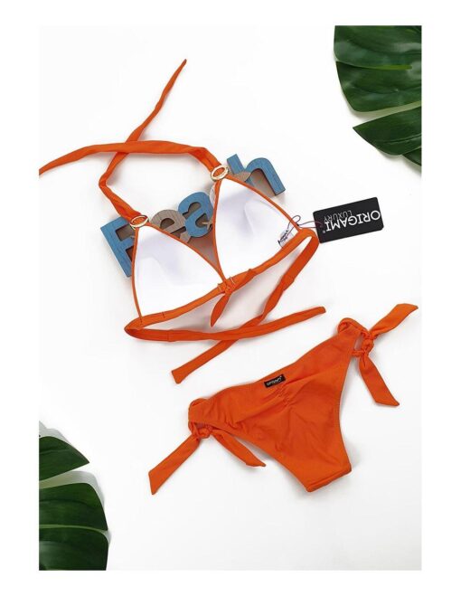 Origami Oceanside Orange Bikini (P-LX-104) - Image 3