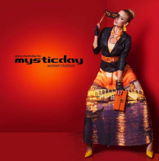 Mystic Day Viva maxi szoknya Velence night - Image 3
