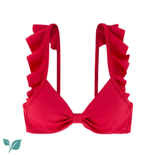 Dorina Minori háromszögű bikini felső (pink, kék)