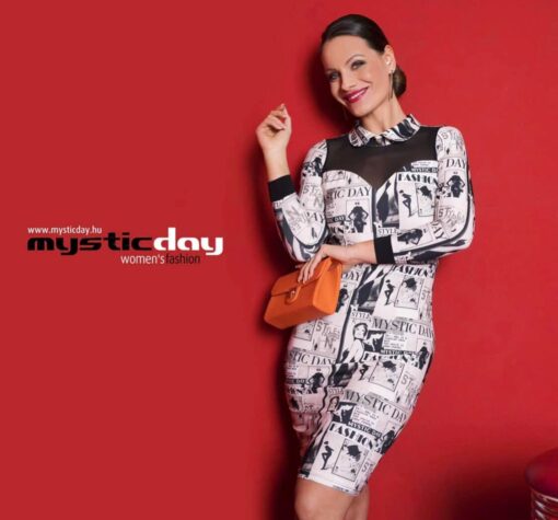 Mystic Day újságos Adriána ruha - Image 3