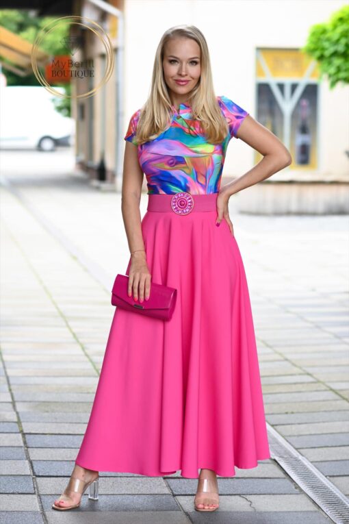 Mystic Day Viva maxi szoknya pink