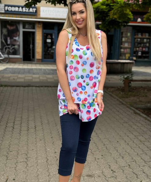 Livello hátul gumis nadrág sötétkék 7/8-os