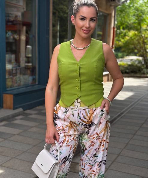 Rövid színes nyaklánc+fülbevaló (több fazon)