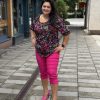 Livello hátul gumis nadrág magenta 7/8-os - Livello di Vita | MyBerill Boutique