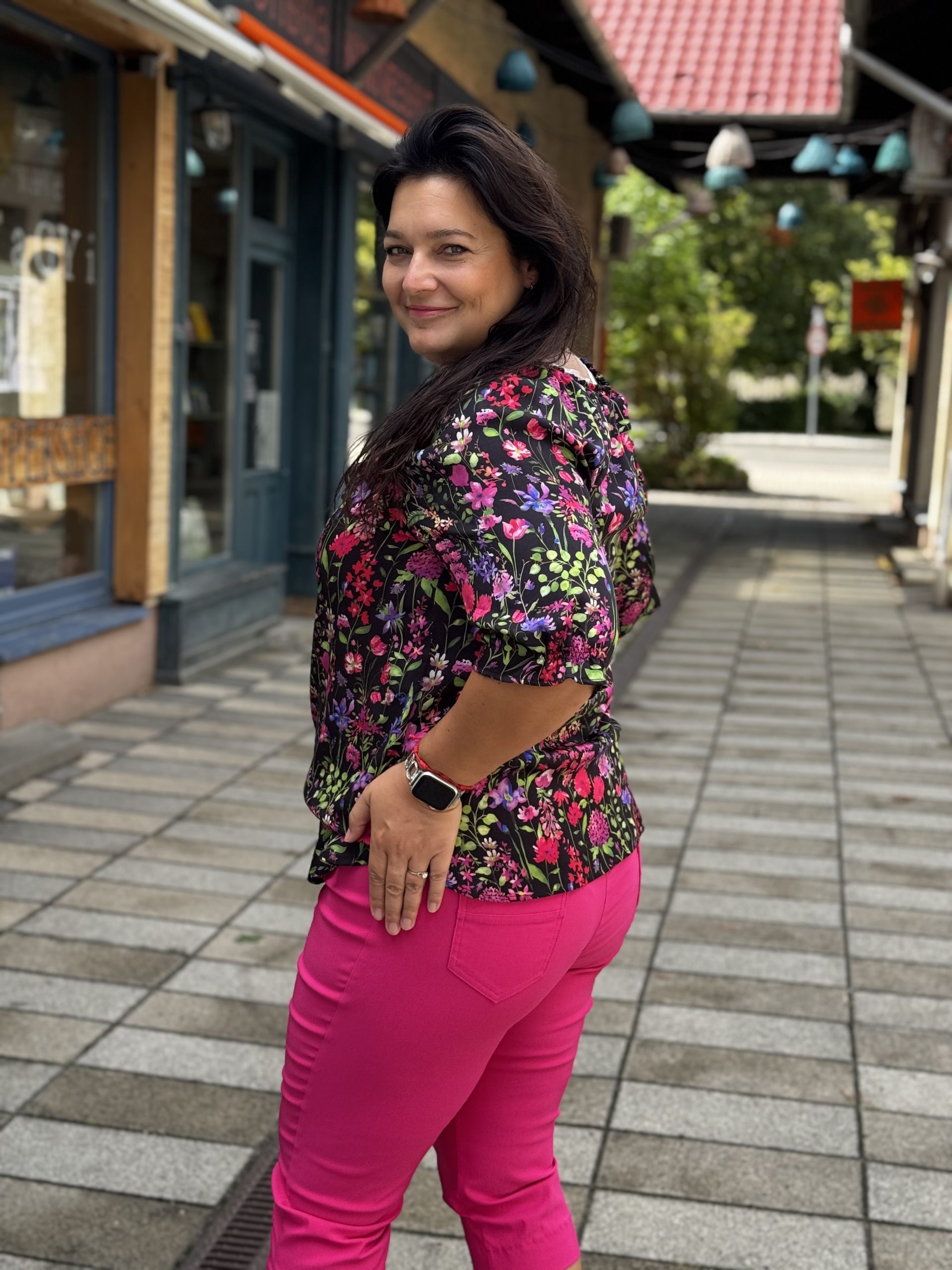 Livello hátul gumis nadrág magenta 7/8-os - Livello di Vita, 2. kép | MyBerill Boutique