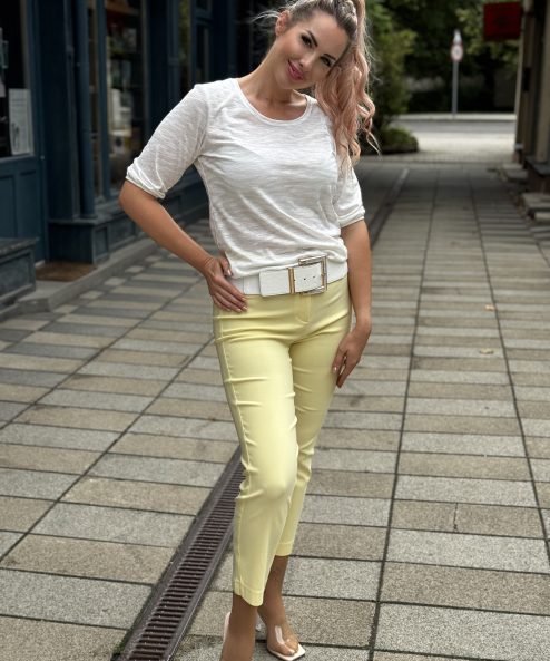 Alternative view of Livello hátul gumis nadrág sárga7/8-os