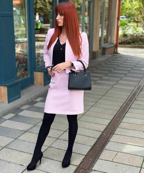 Alternative view of Mystic Day Letícia együttes rózsaszín