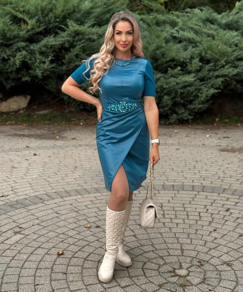 Mystic Day Biana ruha petrol