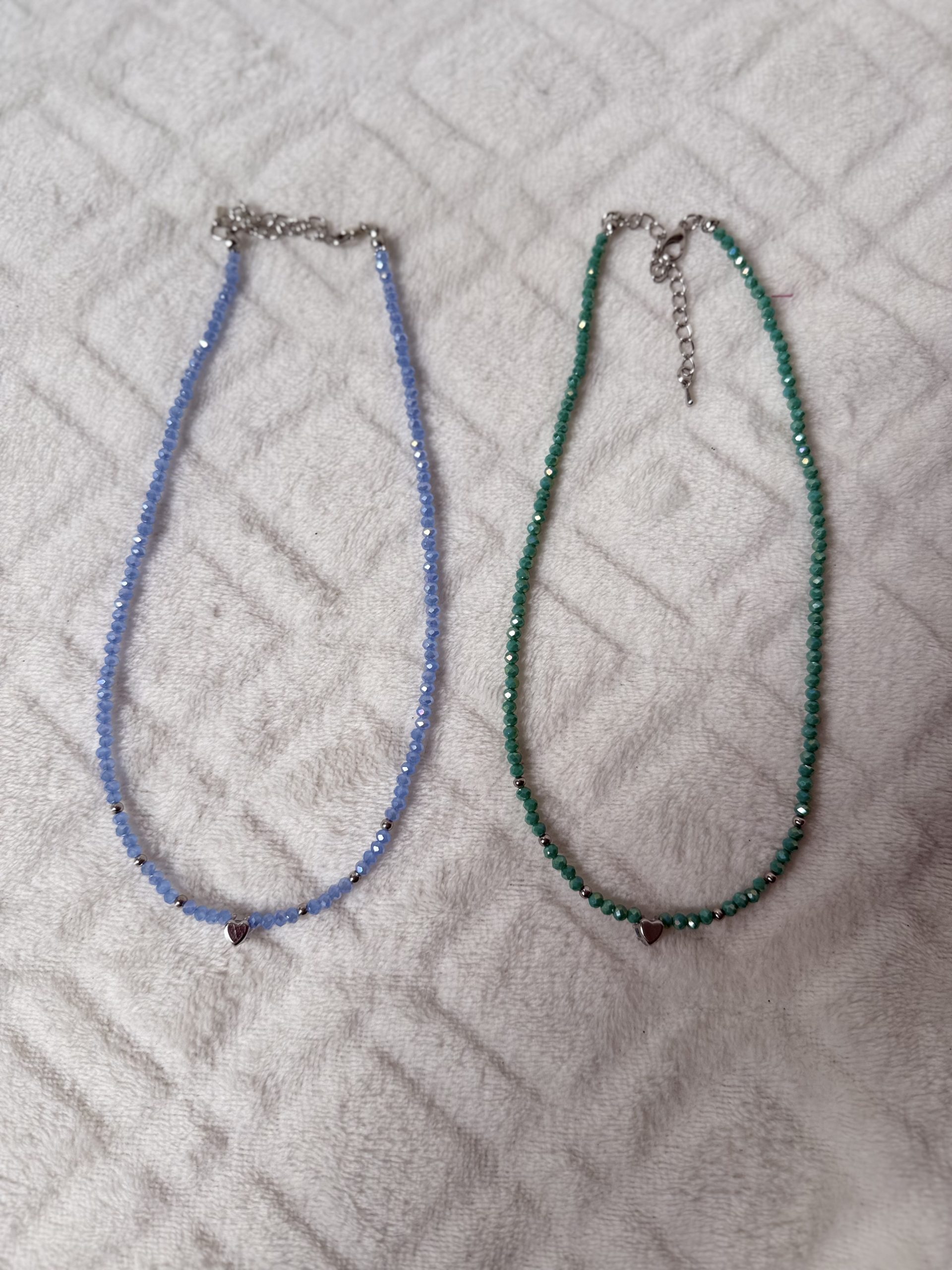 Apró köves nyaklánc (kék, zöld) - Image 2