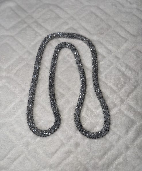 Alternative view of Ezüst hosszú nyaklánc