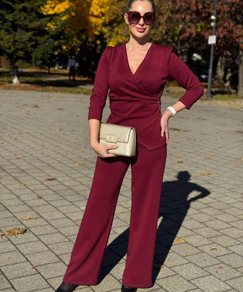 Rouge Avenue Konfetti szett (bordó)