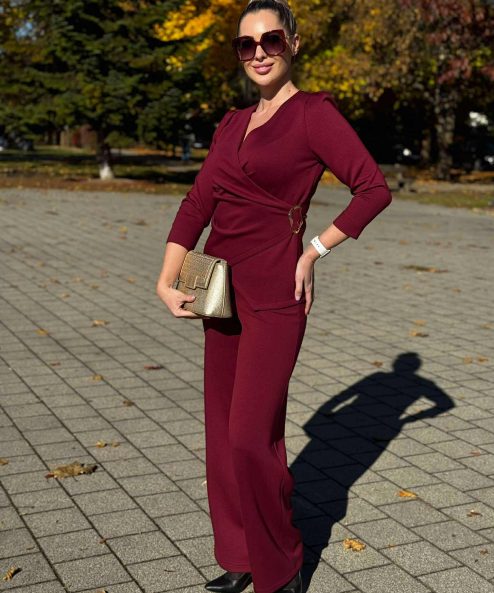 Alternative view of Rouge Avenue Konfetti szett (bordó)