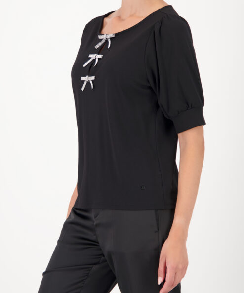 Alternative view of Monari felső masnikkal fekete