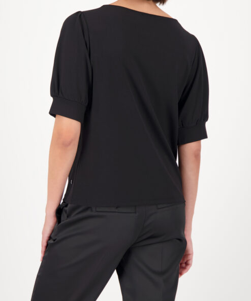 Monari felső masnikkal fekete - fekete, 3. kép | MyBerill Boutique