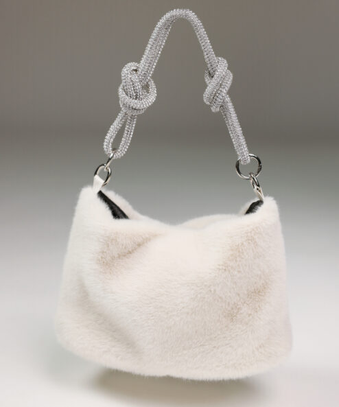 Alternative view of Monari műszőrme kistáska strasszokkal