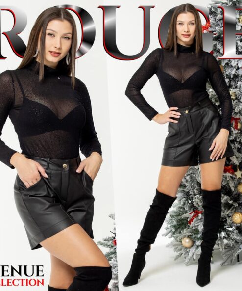 Rouge Avenue Julcsi felső fekete