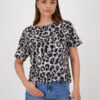Monari Leopárdmintás póló - fehér | MyBerill Boutique