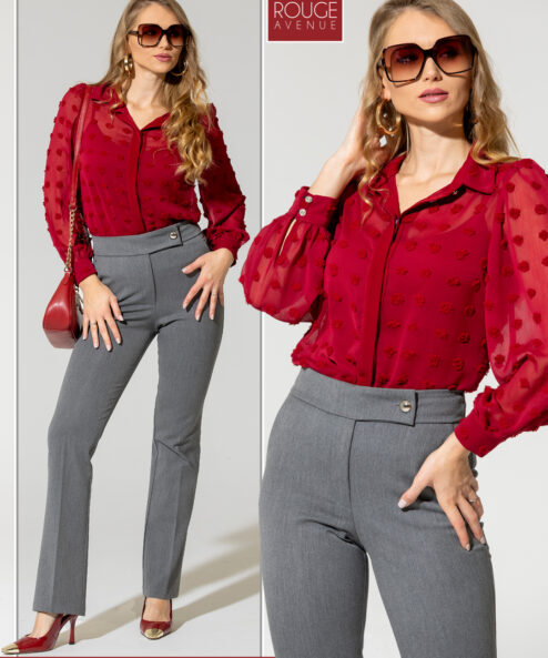 Rouge Avenue Tímea nadrág szürke - Nadrág, 3. kép | MyBerill Boutique