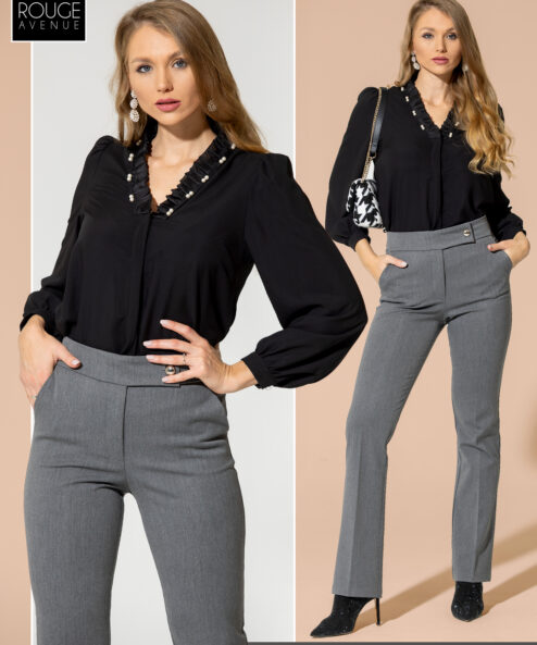 Alternative view of Rouge Avenue Tímea nadrág szürke