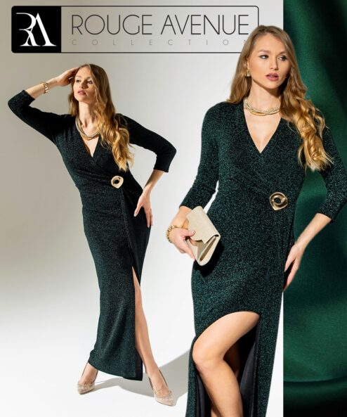 Rouge Avenue Datolya maxi ruha zöld