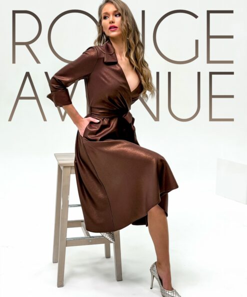 Alternative view of Rouge Avenue Vivien ruha barna