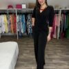 Rouge Avenue Margaréta szett (fekete) - átlapolós | MyBerill Boutique