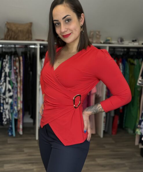 Rouge Avenue Ramóna felső piros