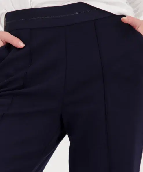 Monari sötétkék gumis derekú nadrág - kék, 9. kép | MyBerill Boutique