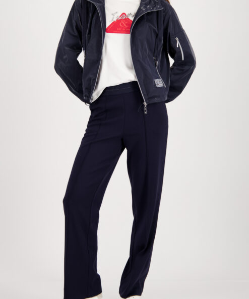 Monari sötétkék gumis derekú nadrág