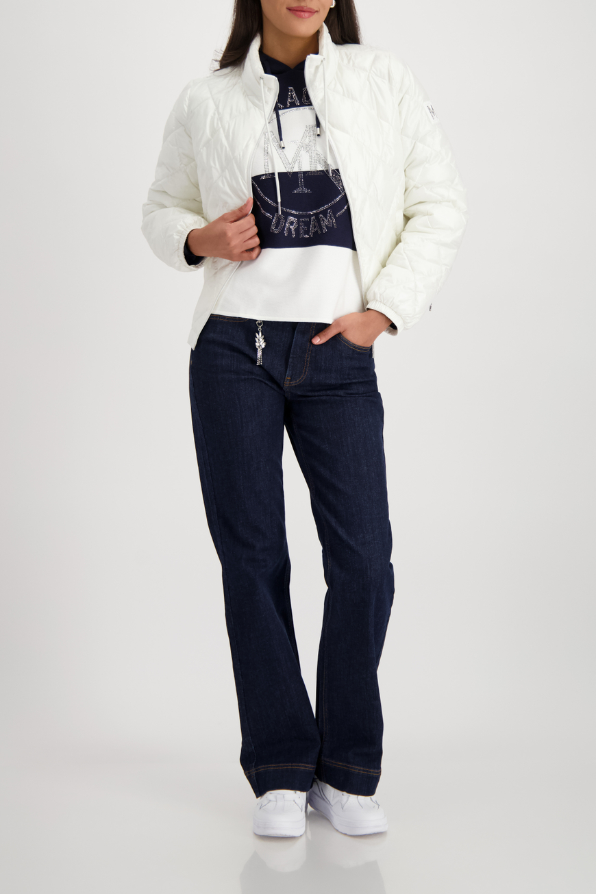 Monari dekoratív pulóver strasszos emblémával - Image 5