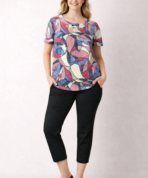 Navigazione Anne bengalin nadrág 7/8 hosszal (fekete)