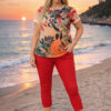 Navigazione Anne bengalin nadrág 7/8 hosszal (piros) - Nadrág | MyBerill Boutique