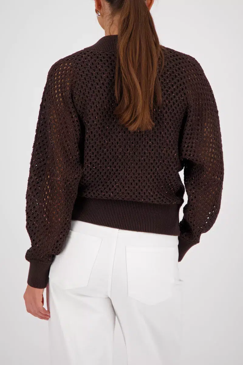 Monari dekoratív azsúr kardigán - Image 4