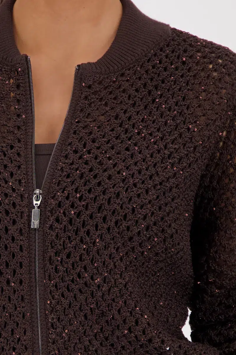 Monari dekoratív azsúr kardigán - Image 5