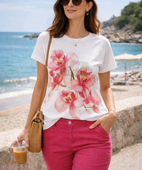 Navigazione orchidea mintás felső