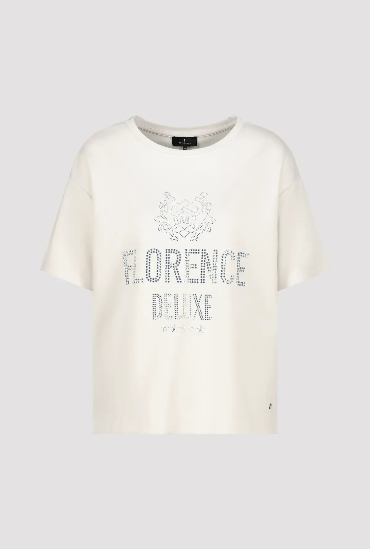 Monari bézs színű ‘Florence Deluxe’ mintás felső - bézs, 6. kép | MyBerill Boutique