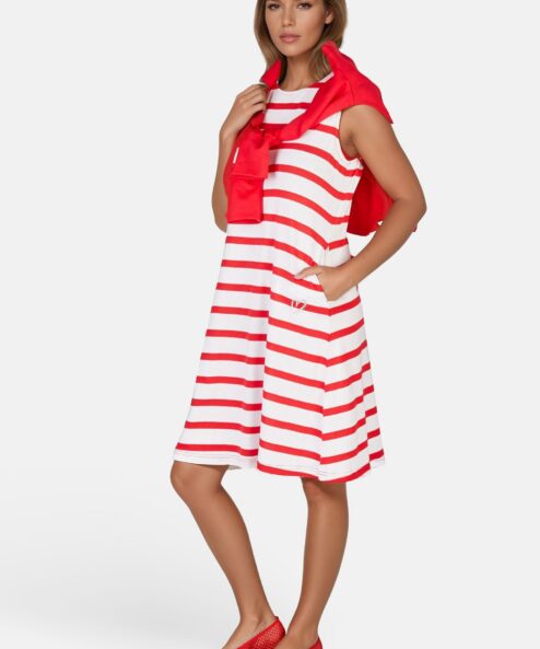 Navigazione ujjatlan ruha piros-fehér