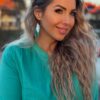 LEYA bőr kézműves fülbevaló hullám duo - arany | MyBerill Boutique