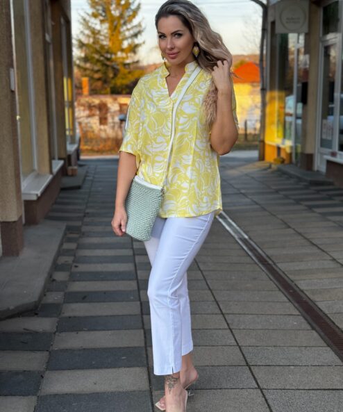 A Navigazione sárga mintás tunika alternatív nézete