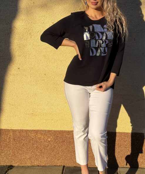 A Livello hátul gumis nadrág fehér 7/8-os alternatív nézete