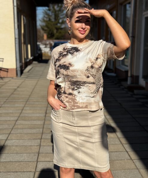 A Monari Szavanna mintás poló alternatív nézete