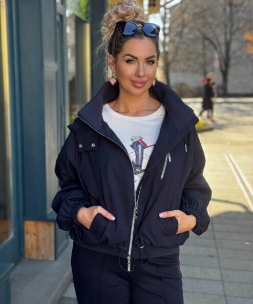 Monari feliratos felső (bevásárlós) - 3/4-es ujjú, 4. kép | MyBerill Boutique