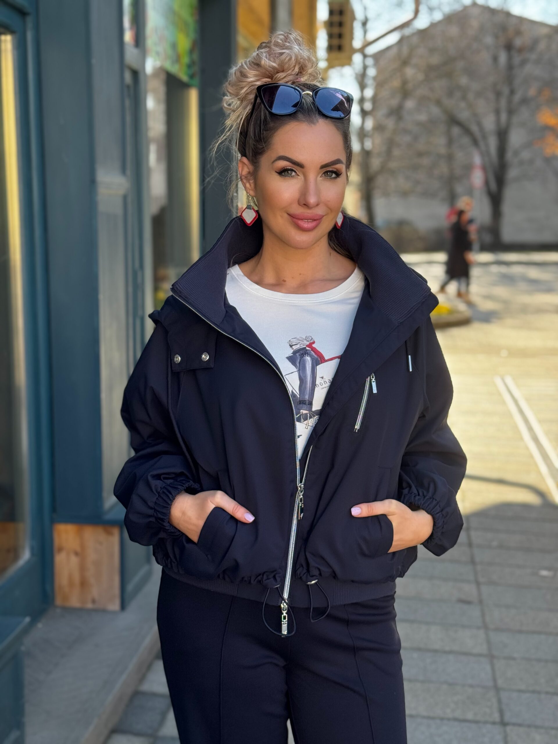 Monari feliratos felső (bevásárlós) - 3/4-es ujjú, 4. kép | MyBerill Boutique
