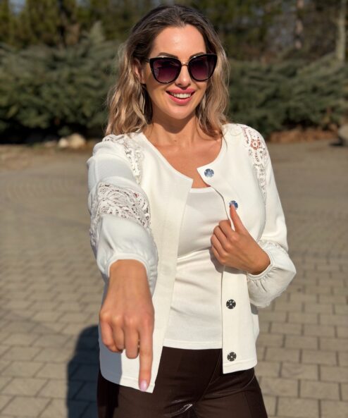 Monari basic top ekrü - ekrü, 4. kép | MyBerill Boutique