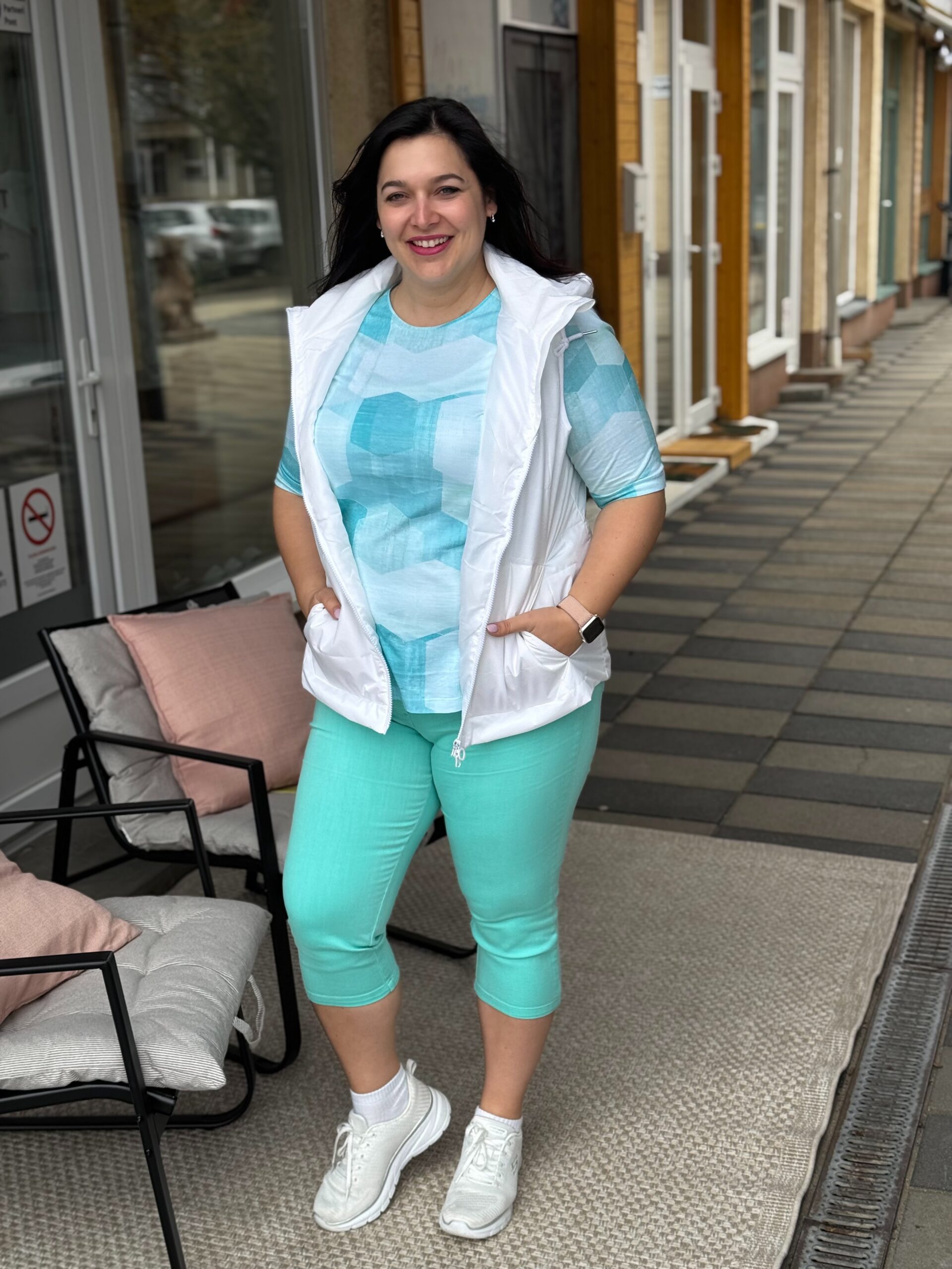Navigazione fehér átmeneti mellény - fehér, 2. kép | MyBerill Boutique